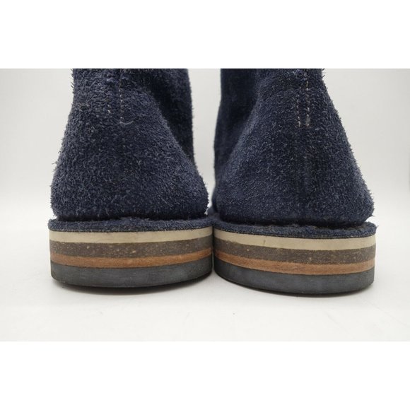 Cole Haan Navy Blue Distressed Suede Lace Up Chukka Ankle Boots Men\'s 9 M main image 11